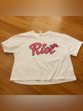 Official “Riot Fest” crop top from 2023 merch!